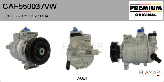 FLAMAR CAF550037VW - Compresseur, climatisation droxauto.com