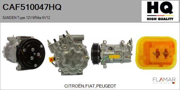 FLAMAR CAF510047HQ - Compresseur, climatisation droxauto.com