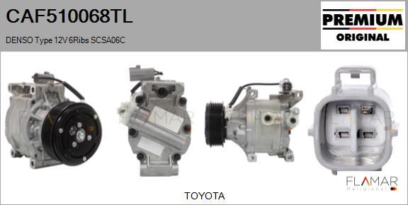 FLAMAR CAF510068TL - Compresseur, climatisation droxauto.com