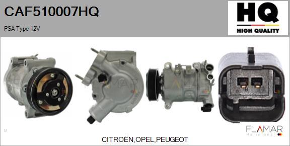 FLAMAR CAF510007HQ - Compresseur, climatisation droxauto.com