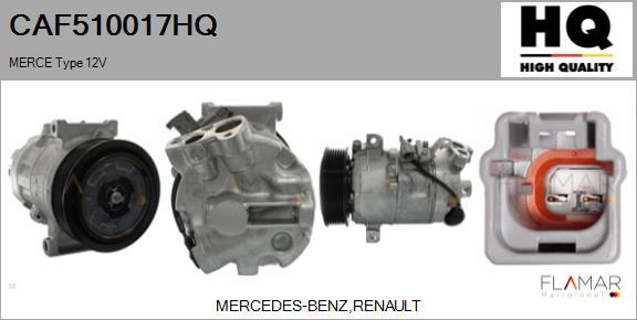 FLAMAR CAF510017HQ - Compresseur, climatisation droxauto.com
