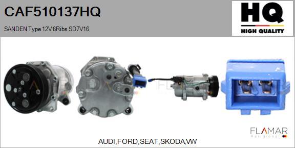 FLAMAR CAF510137HQ - Compresseur, climatisation droxauto.com