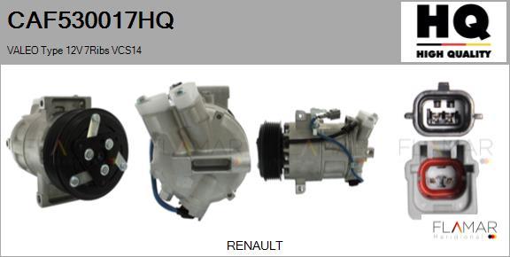 FLAMAR CAF530017HQ - Compresseur, climatisation droxauto.com