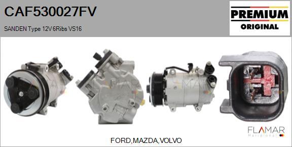 FLAMAR CAF530027FV - Compresseur, climatisation droxauto.com