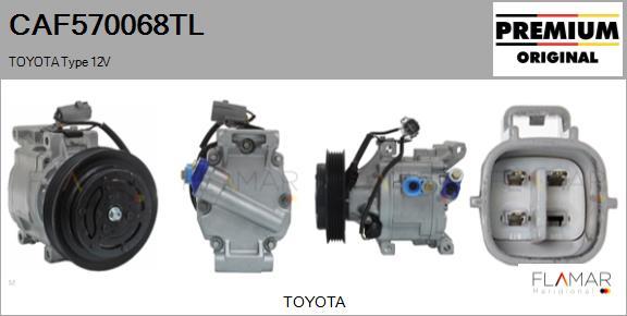 FLAMAR CAF570068TL - Compresseur, climatisation droxauto.com