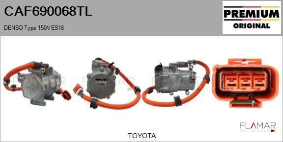 FLAMAR CAF690068TL - Compresseur, climatisation droxauto.com