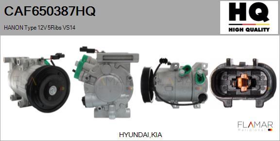 FLAMAR CAF650387HQ - Compresseur, climatisation droxauto.com