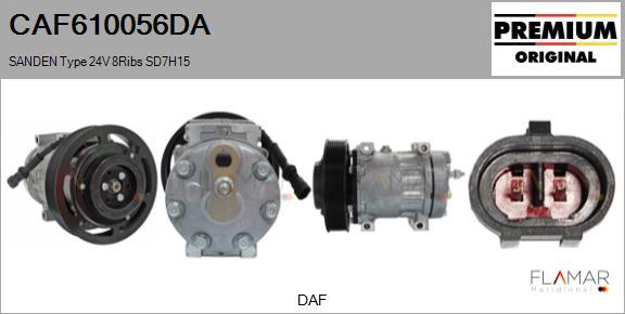FLAMAR CAF610056DA - Compresseur, climatisation droxauto.com
