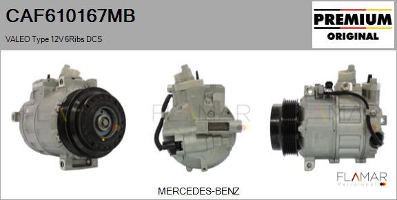 FLAMAR CAF610167MB - Compresseur, climatisation droxauto.com