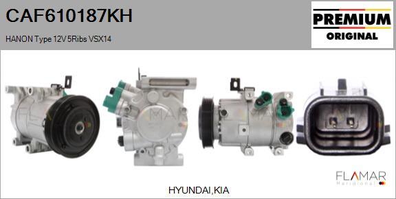 FLAMAR CAF610187KH - Compresseur, climatisation droxauto.com
