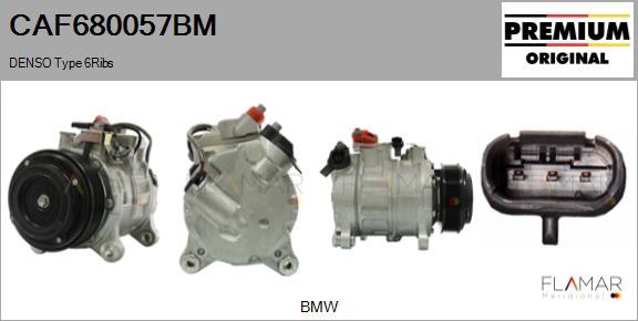 FLAMAR CAF680057BM - Compresseur, climatisation droxauto.com