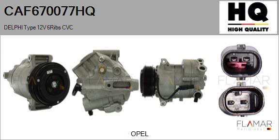 FLAMAR CAF670077HQ - Compresseur, climatisation droxauto.com