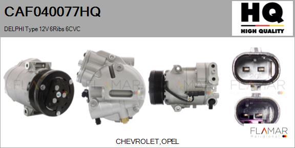 FLAMAR CAF040077HQ - Compresseur, climatisation droxauto.com