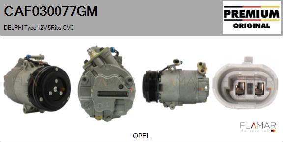FLAMAR CAF030077GM - Compresseur, climatisation droxauto.com