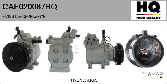 FLAMAR CAF020087HQ - Compresseur, climatisation droxauto.com