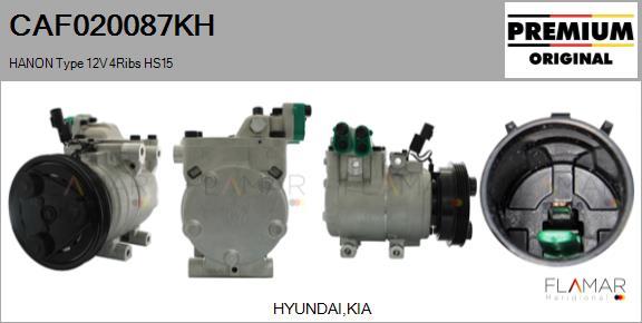 FLAMAR CAF020087KH - Compresseur, climatisation droxauto.com