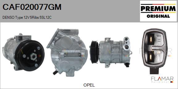 FLAMAR CAF020077GM - Compresseur, climatisation droxauto.com