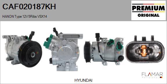 FLAMAR CAF020187KH - Compresseur, climatisation droxauto.com