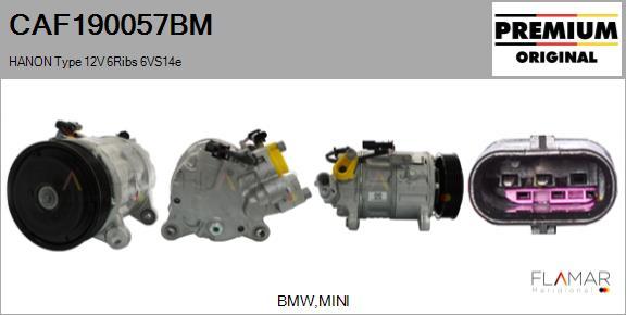 FLAMAR CAF190057BM - Compresseur, climatisation droxauto.com