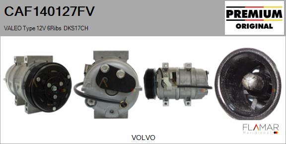 FLAMAR CAF140127FV - Compresseur, climatisation droxauto.com