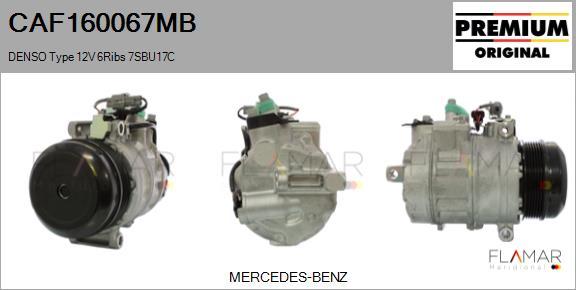 FLAMAR CAF160067MB - Compresseur, climatisation droxauto.com