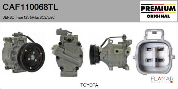 FLAMAR CAF110068TL - Compresseur, climatisation droxauto.com