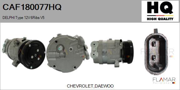 FLAMAR CAF180077HQ - Compresseur, climatisation droxauto.com
