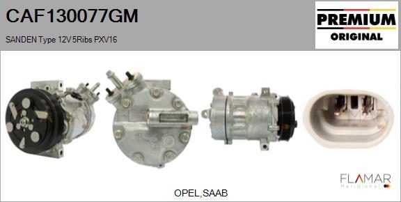FLAMAR CAF130077GM - Compresseur, climatisation droxauto.com
