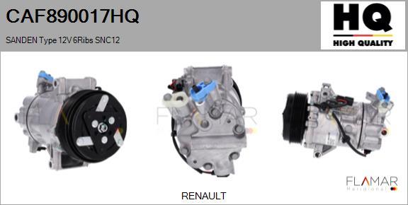 FLAMAR CAF890017HQ - Compresseur, climatisation droxauto.com