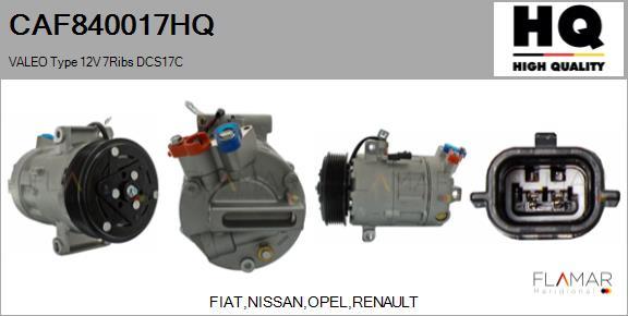 FLAMAR CAF840017HQ - Compresseur, climatisation droxauto.com