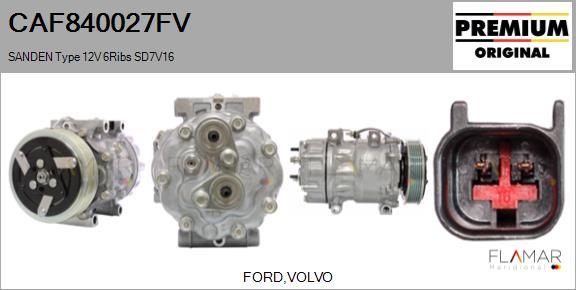 FLAMAR CAF840027FV - Compresseur, climatisation droxauto.com