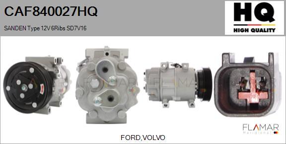 FLAMAR CAF840027HQ - Compresseur, climatisation droxauto.com