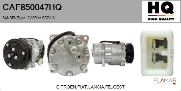 FLAMAR CAF850047HQ - Compresseur, climatisation droxauto.com