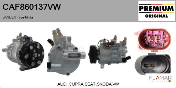 FLAMAR CAF860137VW - Compresseur, climatisation droxauto.com