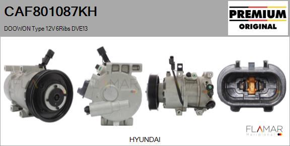 FLAMAR CAF801087KH - Compresseur, climatisation droxauto.com