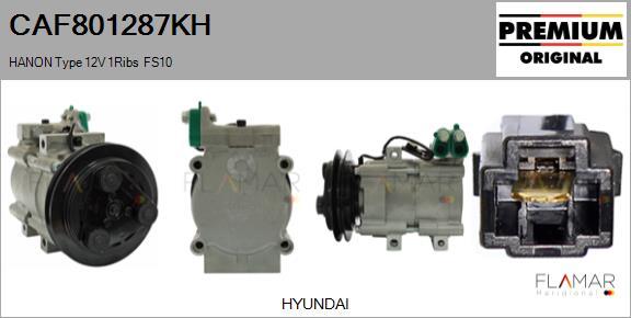 FLAMAR CAF801287KH - Compresseur, climatisation droxauto.com