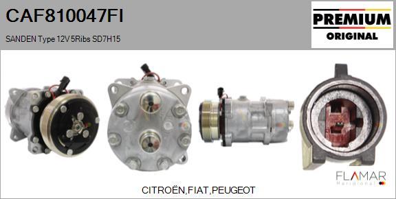 FLAMAR CAF810047FI - Compresseur, climatisation droxauto.com