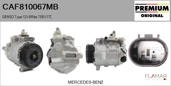 FLAMAR CAF810067MB - Compresseur, climatisation droxauto.com