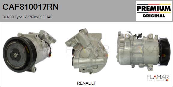 FLAMAR CAF810017RN - Compresseur, climatisation droxauto.com