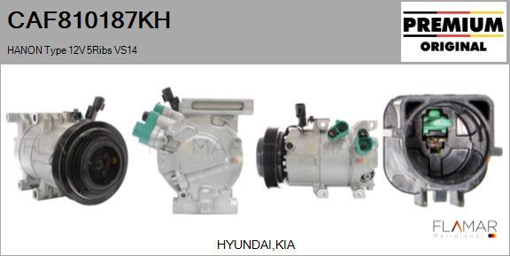 FLAMAR CAF810187KH - Compresseur, climatisation droxauto.com