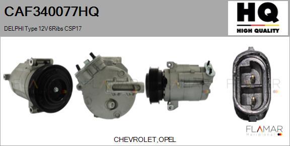 FLAMAR CAF340077HQ - Compresseur, climatisation droxauto.com