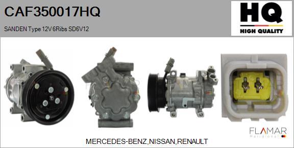 FLAMAR CAF350017HQ - Compresseur, climatisation droxauto.com