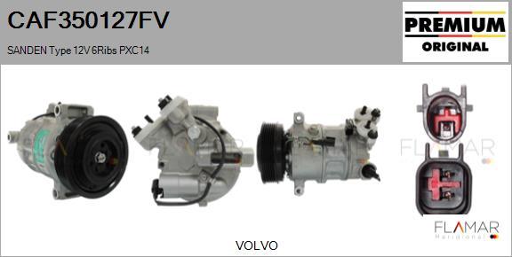 FLAMAR CAF350127FV - Compresseur, climatisation droxauto.com