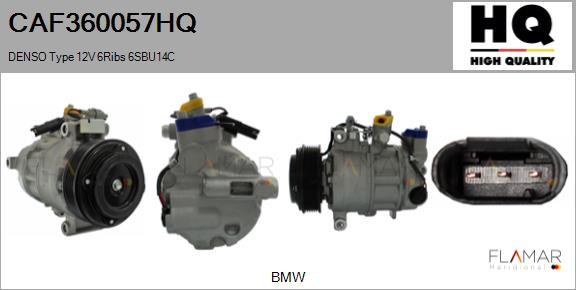 FLAMAR CAF360057HQ - Compresseur, climatisation droxauto.com