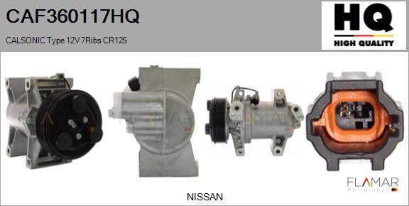 FLAMAR CAF360117HQ - Compresseur, climatisation droxauto.com