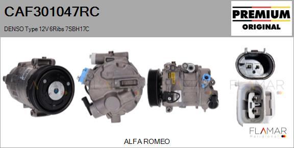 FLAMAR CAF301047RC - Compresseur, climatisation droxauto.com