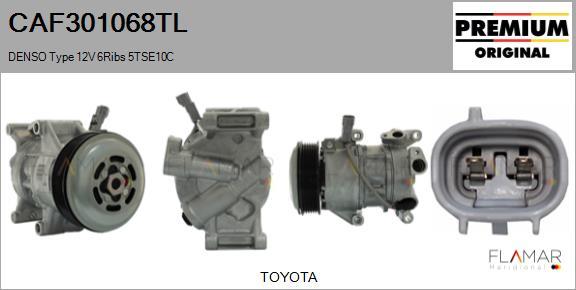FLAMAR CAF301068TL - Compresseur, climatisation droxauto.com
