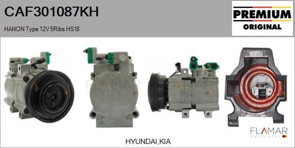 FLAMAR CAF301087KH - Compresseur, climatisation droxauto.com