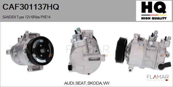 FLAMAR CAF301137HQ - Compresseur, climatisation droxauto.com