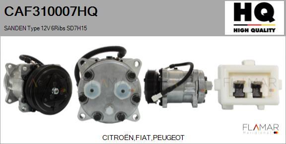 FLAMAR CAF310007HQ - Compresseur, climatisation droxauto.com